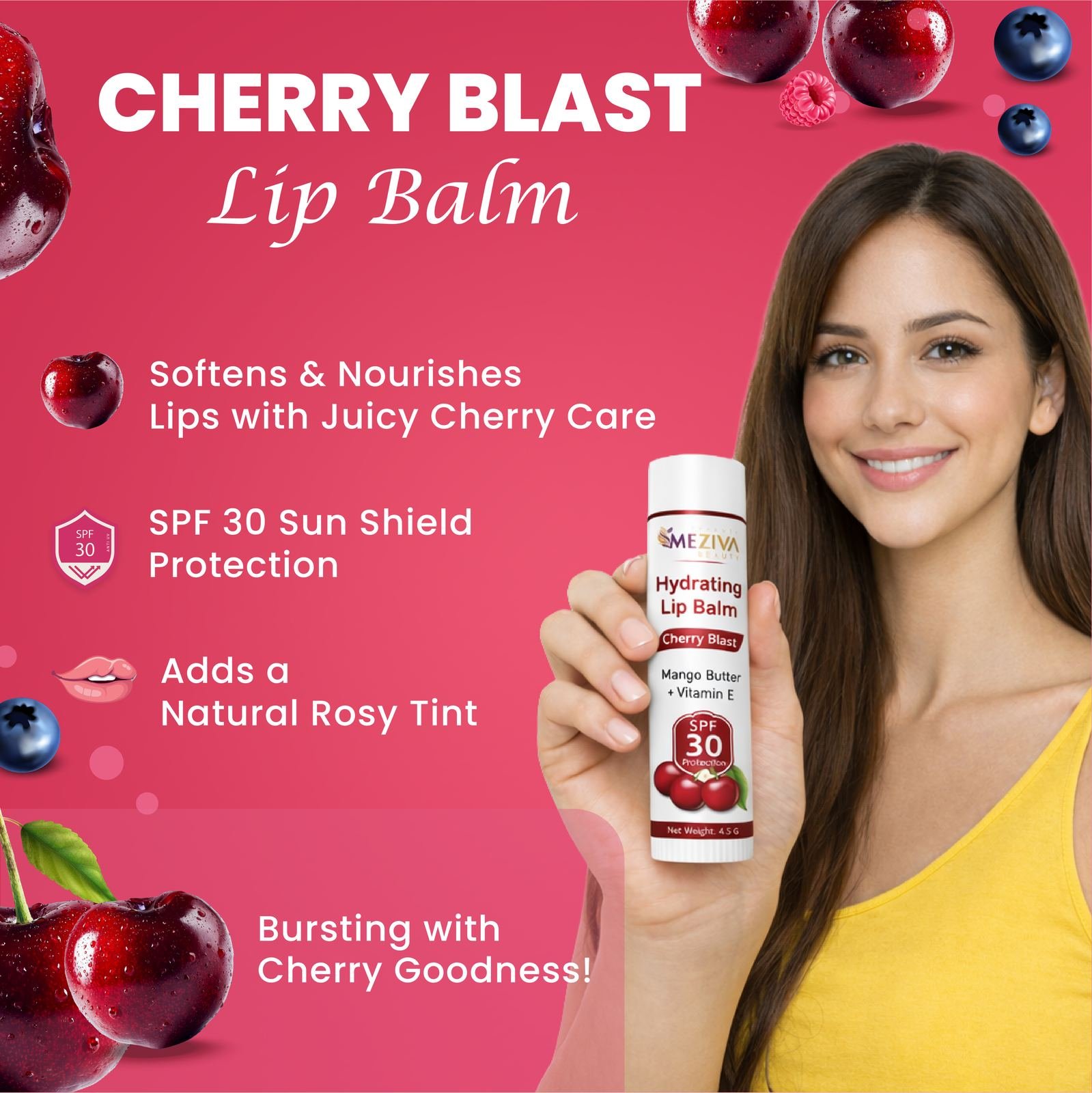 Cherry Blast Hydrating Lip Balm 5